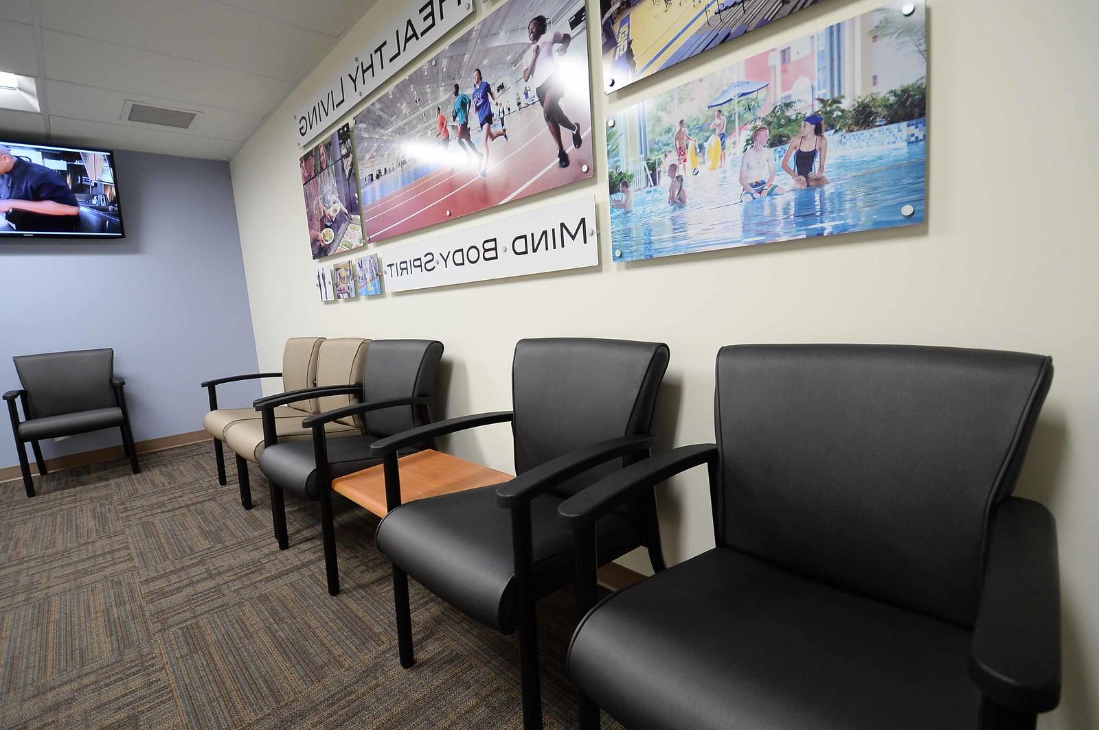 Chairs from the Primary Care Clinic waiting area
